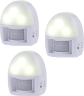 Set van 3 nachtlampjes met bewegingssensor (op batterijen)