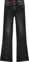 Vingino flared jeans Britte zwart vintage voor meisjes - maat 146