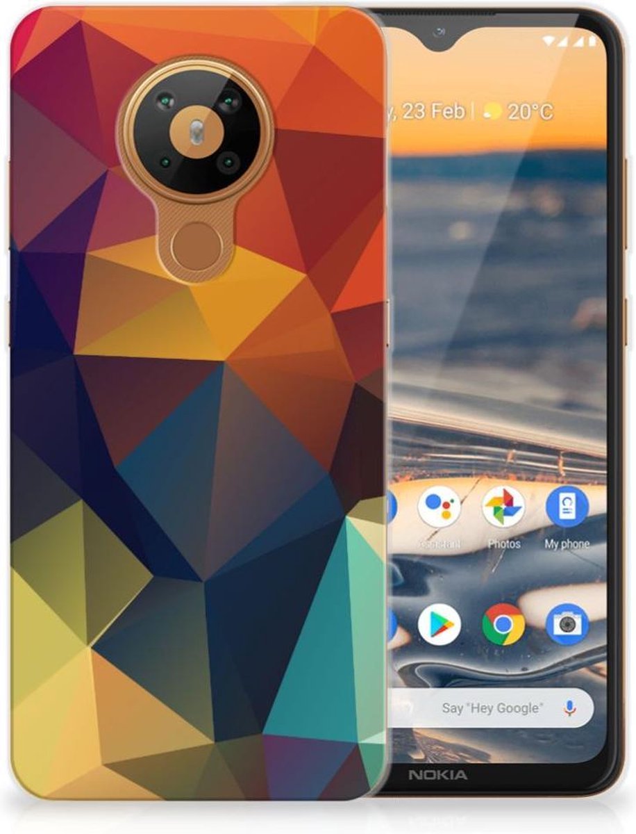 Nokia 5.3 TPU Hoesje Polygon Color