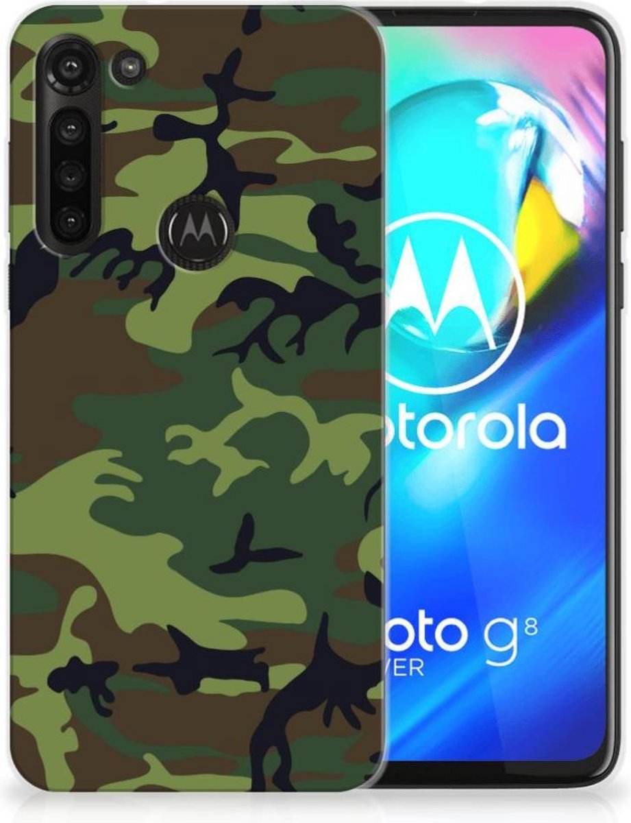 Motorola Moto G8 Power TPU bumper Army Dark