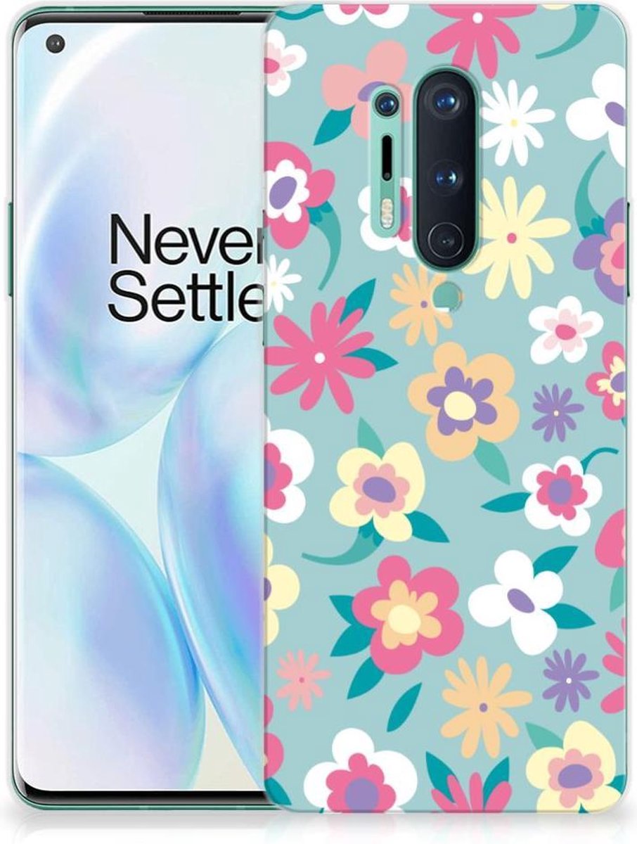 TPU Hoesje voor OnePlus 8 Pro TPU Case Flower Power