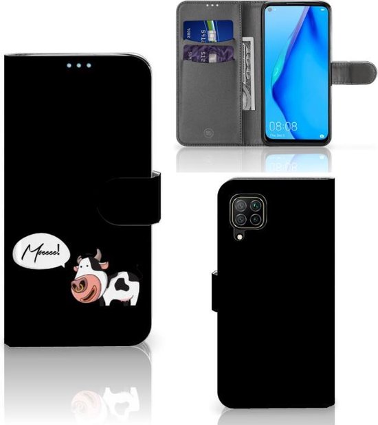 Housse en Cuir Premium Flip Case Portefeuille Etui pour Huawei P40 Lite Portefeuille Vache