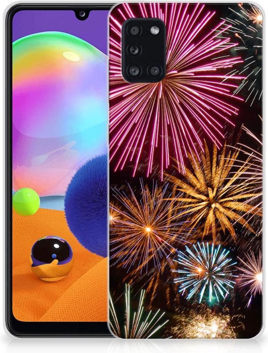Samsung Galaxy A31 Silicone Back Cover Vuurwerk