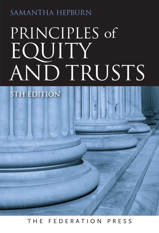 Principles of Equity and Trusts 5th edition | 9781760020538 | Samantha ...
