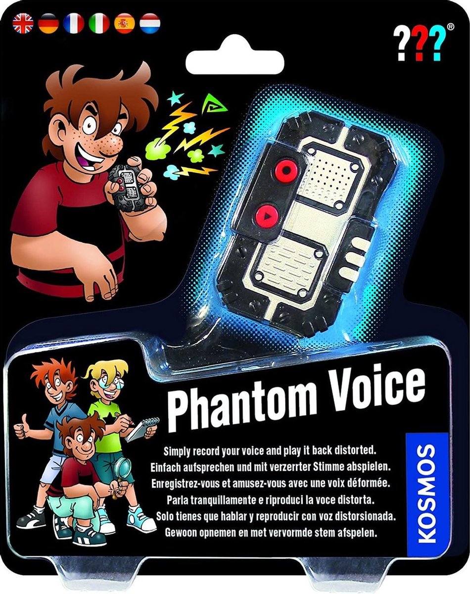 Kosmos Experimenteerset Phantom Voice Junior Zwart