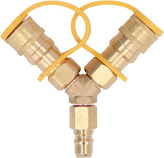 Y-splitter Shell voor 2 regelaars op 1 fles