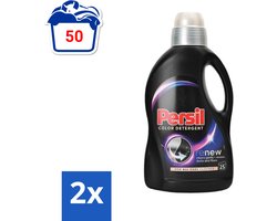 Persil Color Detergent - Vloeibaar Wasmiddel - Donkere Was - 25 Wasbeurten - Voordeelverpakking - 2 stuks