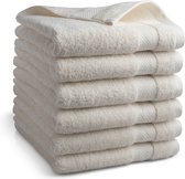 Bol.com DoubleDry Hotel Handdoeken 50 x 100 cm – Set van 6 – 100% Katoen 500 g/m2 – Zacht & Absorberend - Nature Crème aanbieding