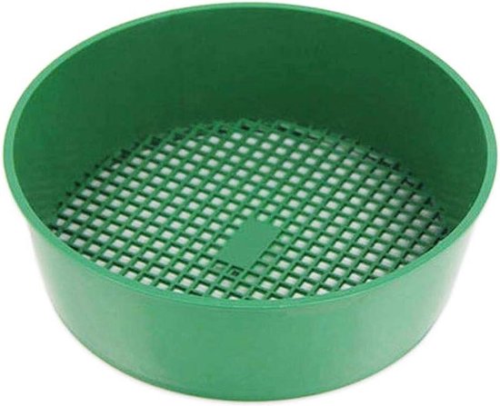 Tuinzeef - Metalen Pindazeef - Grondschep - Landbouwfilterzeef - 12MM