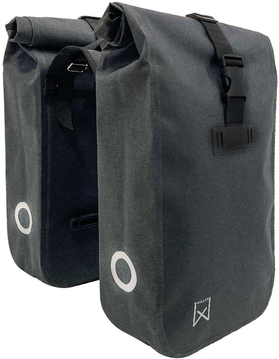 Willex Sacoches de vélo étanches 34 L gris bol