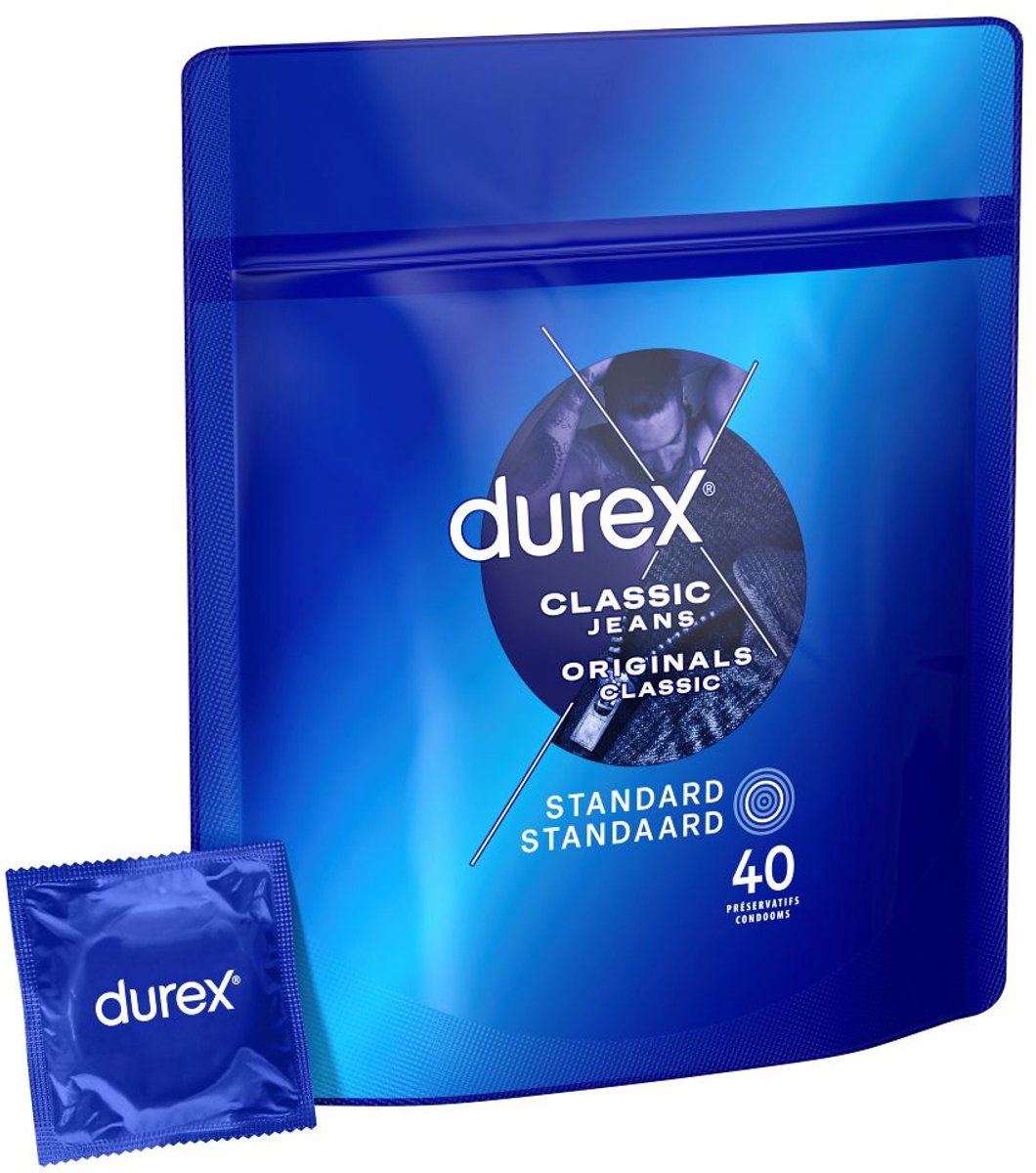 Durex Condooms Classic Natural - 40 stuks - Voordeelverpakking