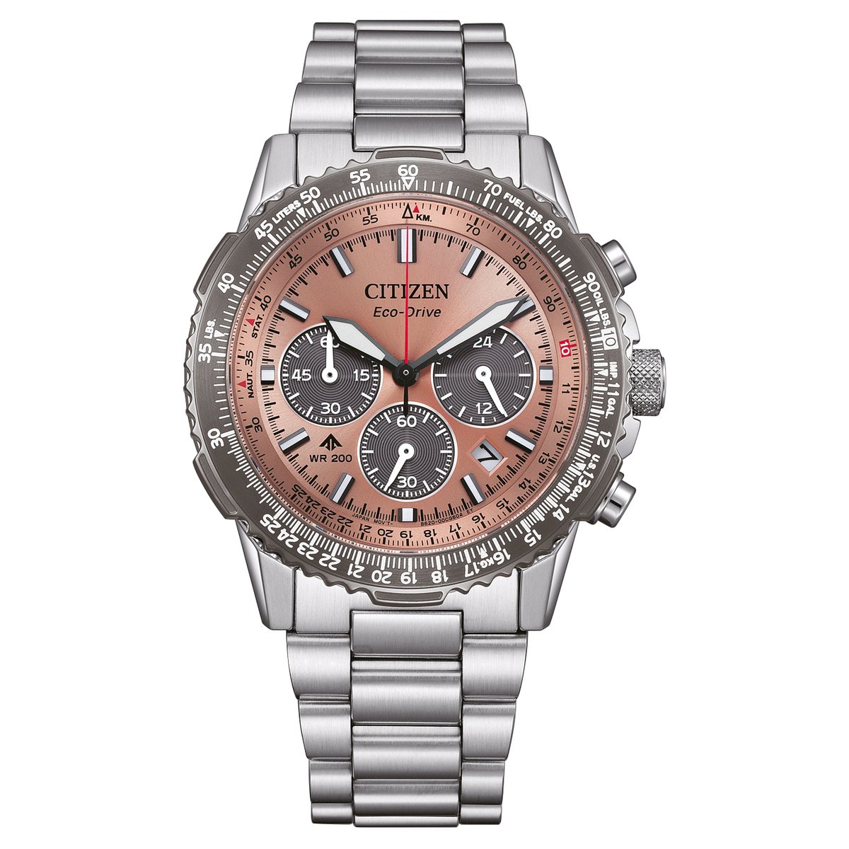 Citizen Promaster Sky Navihawk CA4664-60X Horloge - Staal - Zilverkleurig - Ø 40 mm
