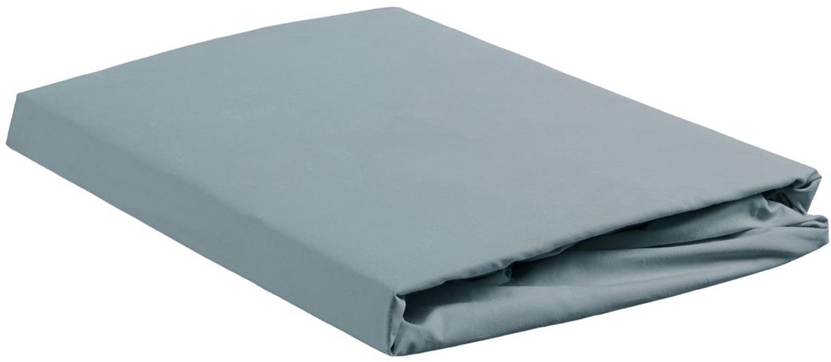 Ambiante Katoen - Hoeslaken - 140x220 - Blauw