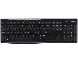 Logitech K270 - Draadloos Toetsenbord - Qwerty ISO - Zwart