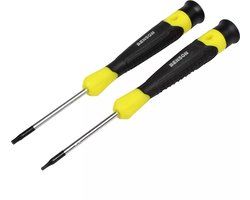 Benson 2-delige precisie schroevendraaierset - Torx T6 en T8 - Gedetailleerd werk