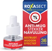 Roxasect Navulling Muggenstekker - Anti-Muggen Stekker Navulverpakking - 36 nachten bescherming - 1 stuks
