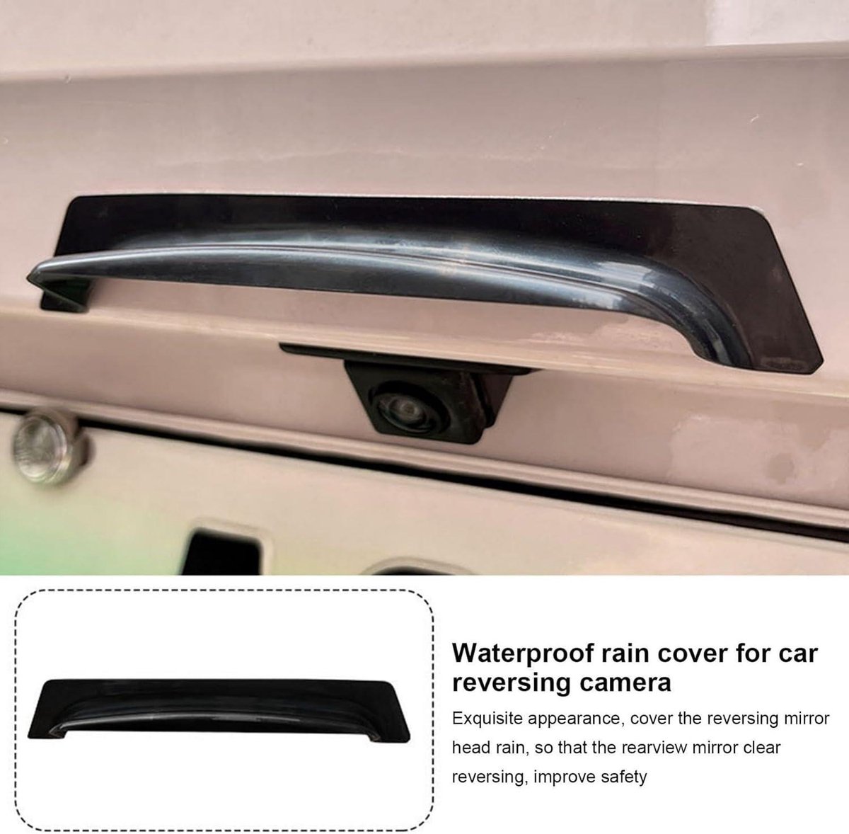 gifyym Achteruitrijcamera Hoes | Draagbare Lichtgewicht Camera Bescherming - Beschermende Silicone Auto-accessoires Voor Achteruitrijcamera