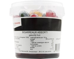 Royal Steensma Bigarreaux assortiment gekonfijt fruit 475 gram