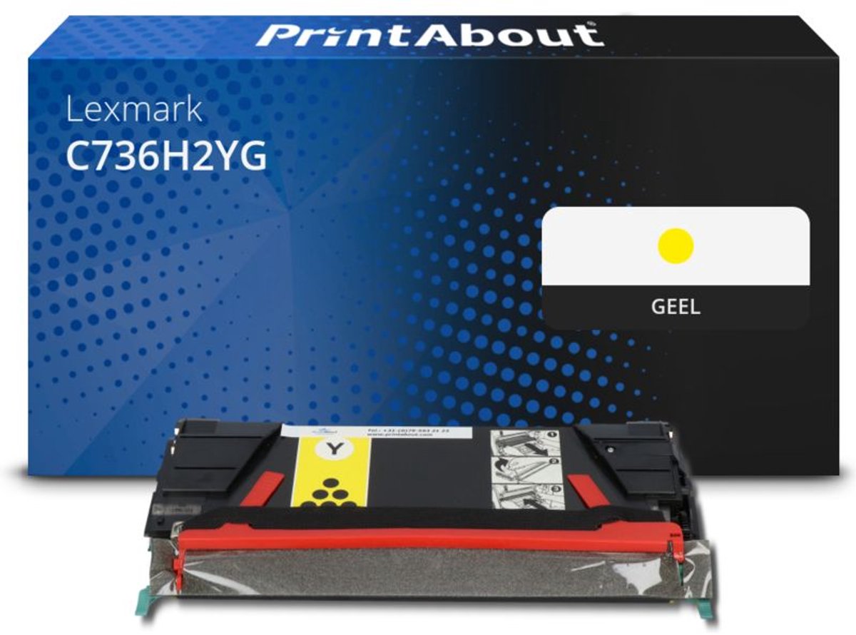 Lexmark C736H2YG toner geel Huismerk