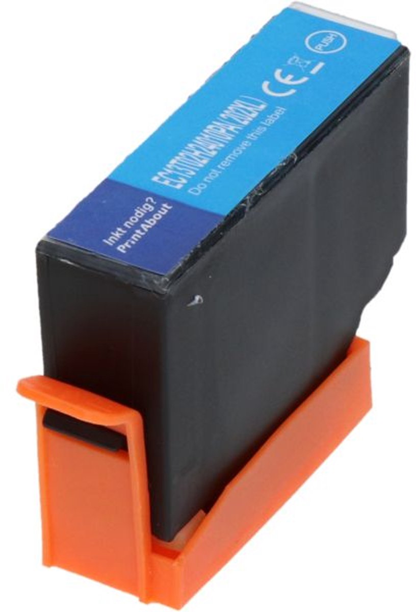 PrintAbout huismerk Inktcartridge 202 (13T02F24010) Cyaan geschikt voor Epson