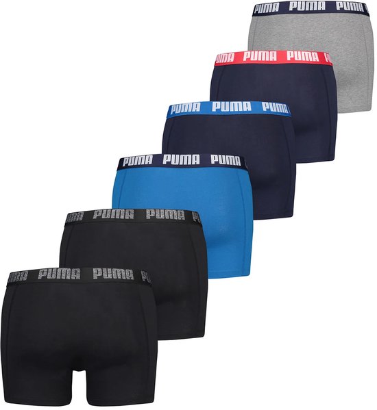 Puma - Boxers pour hommes - Paquet de 6 - Taille M