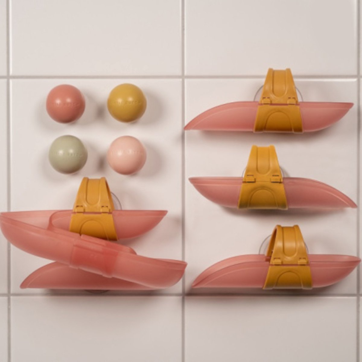 Little Dutch Waterbaan - Bad ballenbaan knikkerbaan - Roze — afbeelding 11