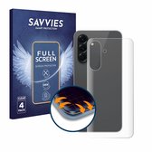 Savvies - Screenprotector voor Samsung Galaxy A56 5G (Achterkant) - Folie Beschermfolie transparant volledig dekking (4 Stuks)