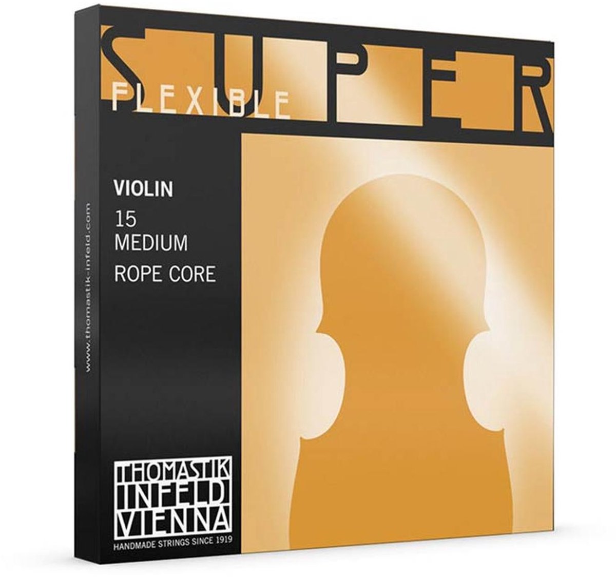 Thomastik Infeld TH-15 violin string set 4/4 medium, rope core, includes TH-9, TH-10, TH-12 and TH-13