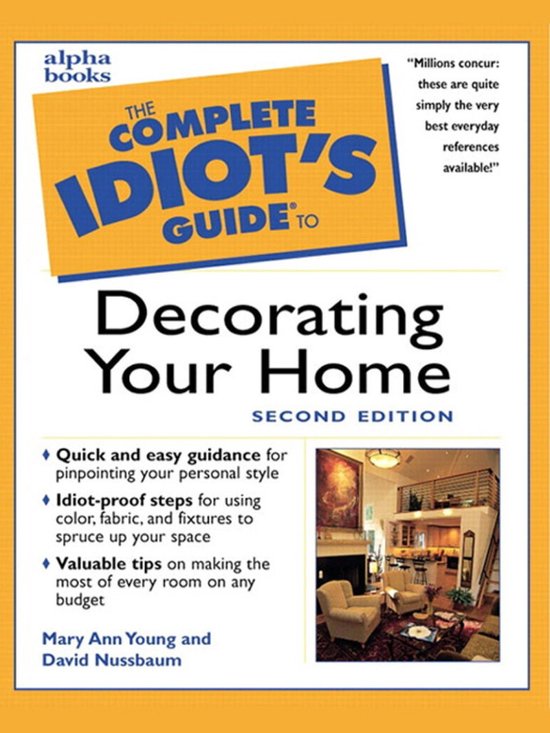 The Complete Idiot's Guide to Decorating Your Home, 2E - cover