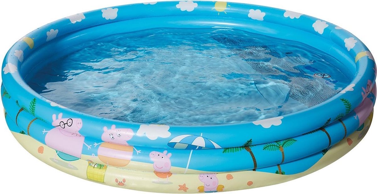 Happy People Opblaaszwembad Peppa Pig 122 X 23 Cm Blauw