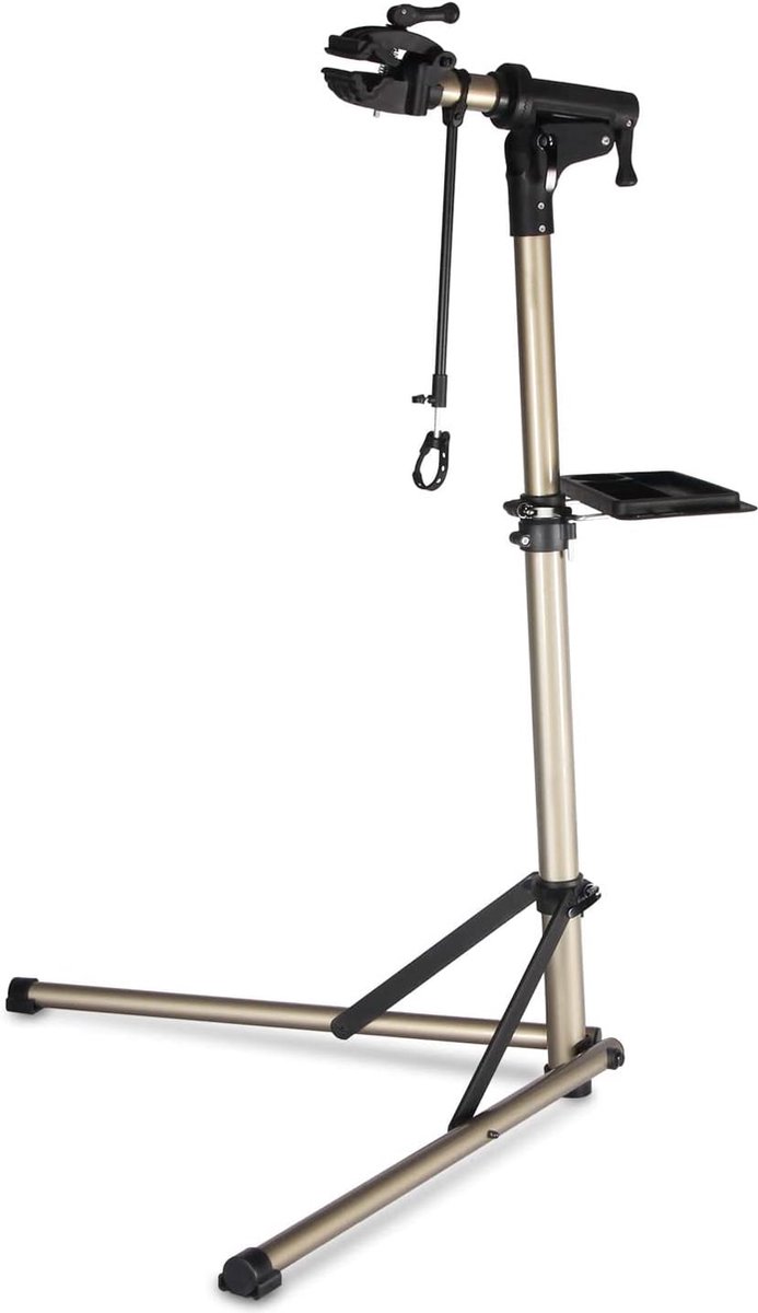 Goodivery ® Fietsreparatiestandaard Maximale belasting 27 kg / 60 pond voor elektrische fietsen, aluminium fietsreparatiestandaard met magnetische en 360° roterende kop
