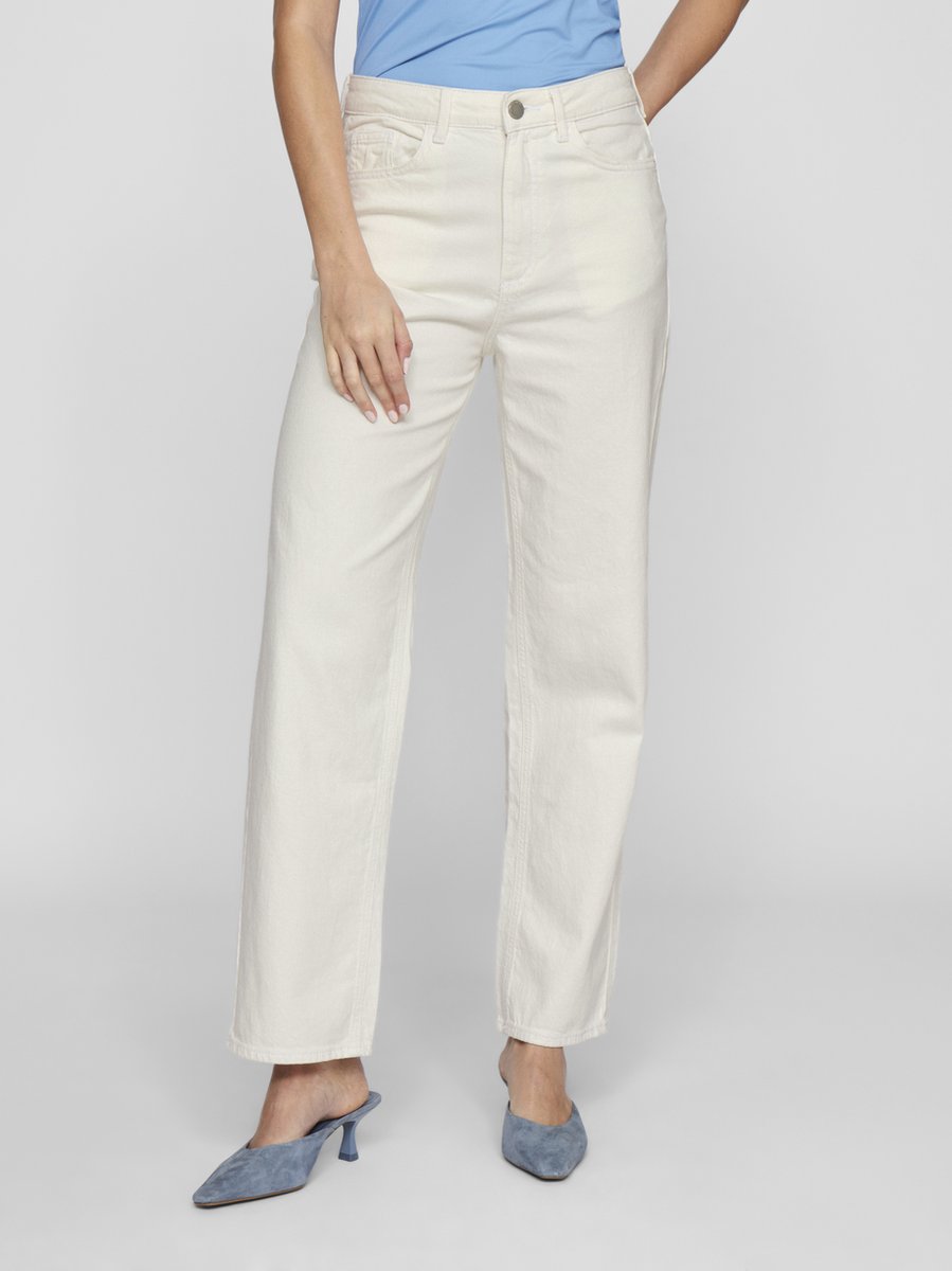 VILA - VIKELLY JAF HW STRAIGHT JEANS-NOOS - Dames - Jeans