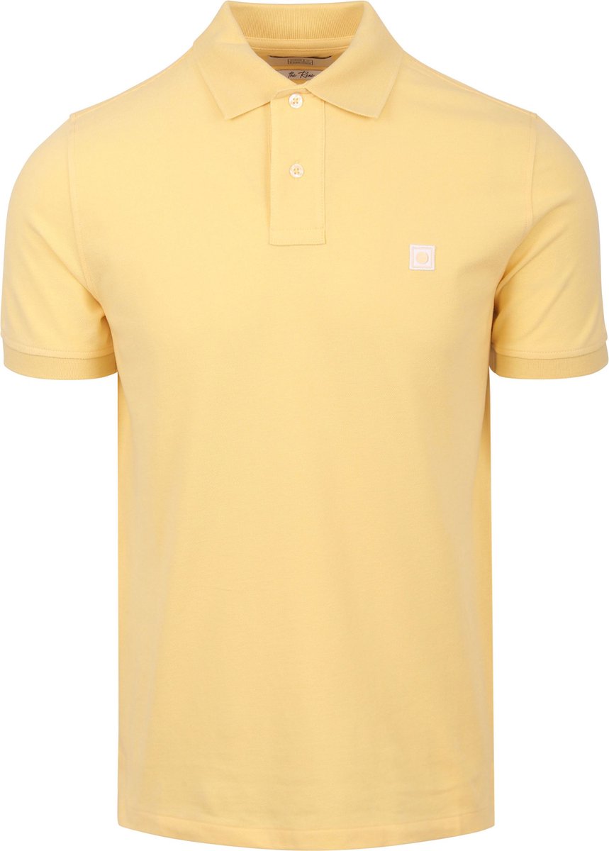 King Essentials The Rene Poloshirt Geel - Maat S - Heren - Polo shirt Heren met Korte mouw