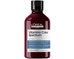 L’Oréal Professionnel Vitamino Color Spectrum Blauwe Shampoo - Neutraliseert oranje ondertonen - Voor lichtbruin haar - 300 ml