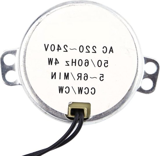 AC 220-240V CCW 4W 50/60Hz Frequency 0.8-1RPM Micro Synchronous Motor - Foto 9