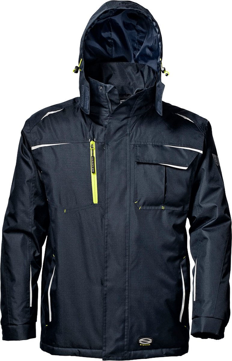 SIR SAFETY DAYTONA Gevoerde Werkjas HEREN Veiligheidsjas Blauw - Waterdicht - Reflecterend - Ripstop Stof