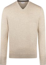 McGregor Trui Merinowol V-Hals Sand - Maat XXL - Heren - Pullovers