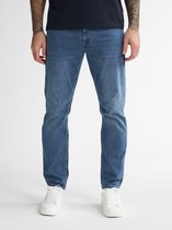 Petrol Industries Heren Jeans Regular Tapered Fit Russel - Spijkerbroek - Stretchdenim - Essentials Collection - Blauw - Maat W32L34