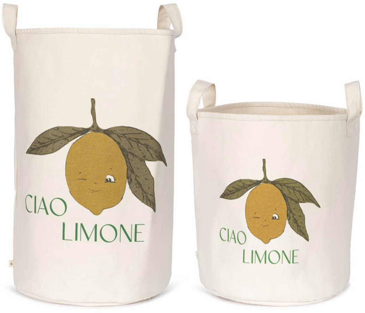 Konges Sløjd Opbergtas voor speelgoed - 50x40x3cm - Ciao Limone