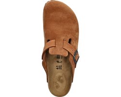 Birkenstock Boston heren clog - Cognac - Maat 43