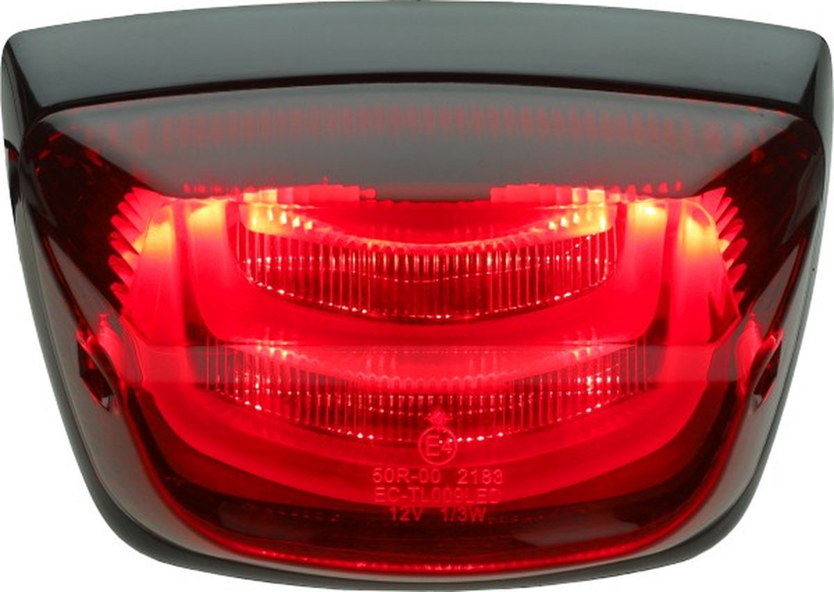 Achterlicht Led Tube Glans Zwarte Rand Vespa Lx 50 / Vespa S / Vespa Lxv / Vespa Touring