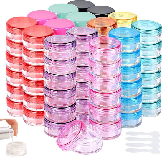 Lege Crèmepotjes - Transparante Containers voor Cosmetica - 50 stuks | bol