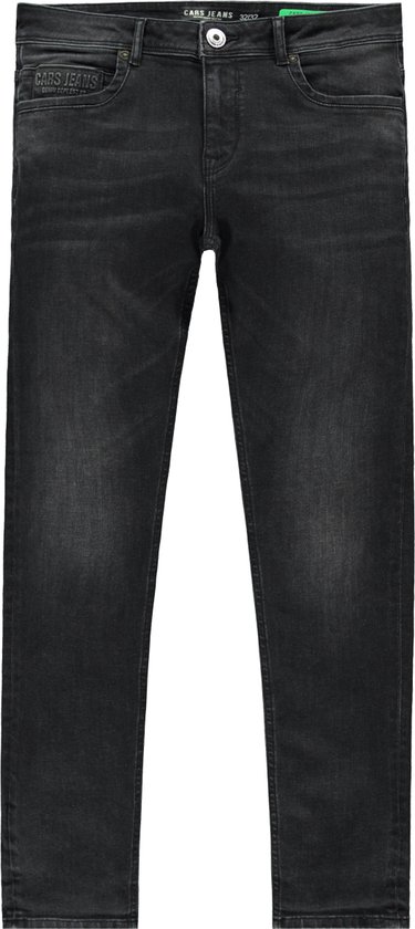 Foto: Cars jeans heren douglas denim regular fit black used maat 40 32