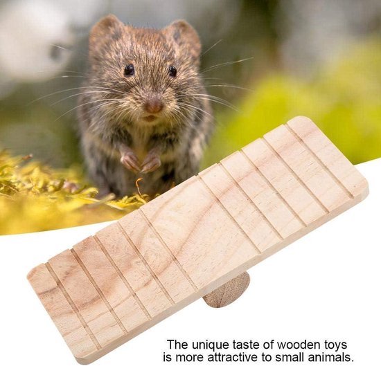 Houten Brugladder 18 cm – Hamsterscape brug voor Knaagdieren