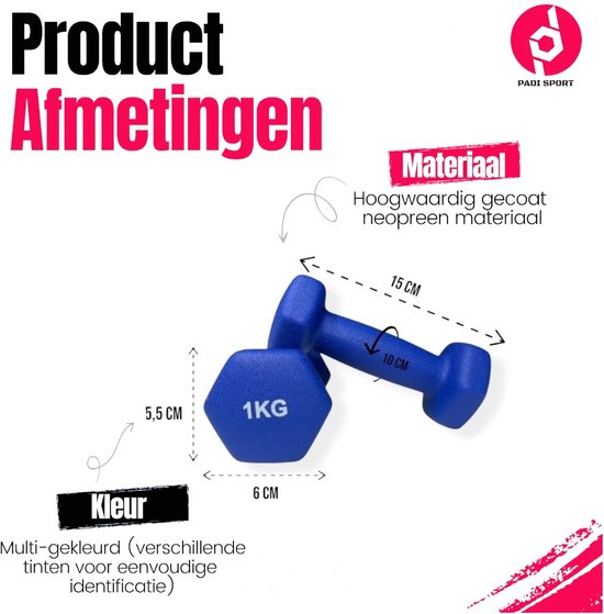 Paire Haltère 2 x 5. kg - Noir. Poids, Alteres, musculation