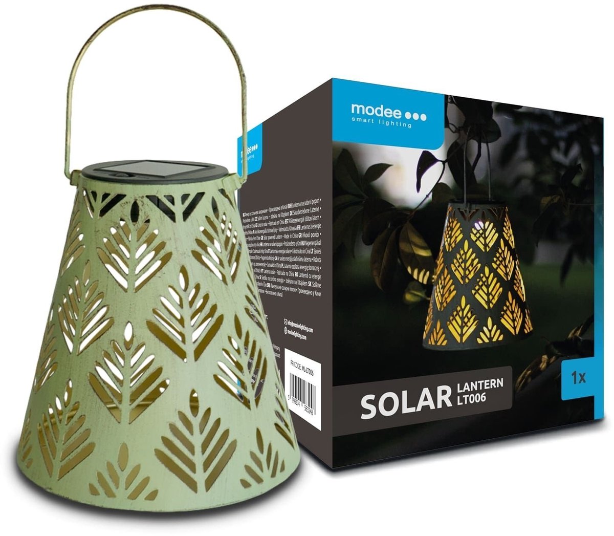 Modee Lighting - LED Solar Lamp - 3000K Warm wit - 16,5x17cm - LT006