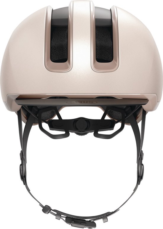 Fietshelm ABUS HUD-Y champagne gold M - 54-58 cm - goud - Geschikt voor gebruik op elektrische fietsen - stadsfietsen - 300 g — afbeelding 4