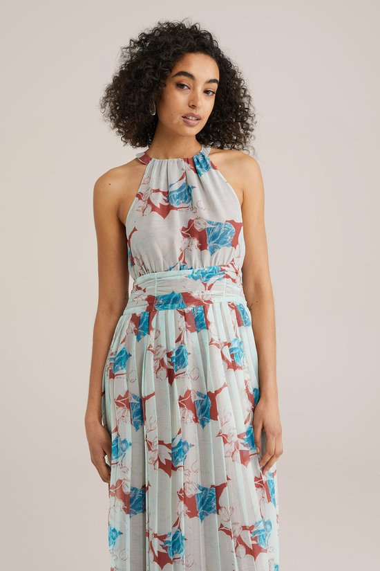 WE Fashion Dames Maxi jurk met print
