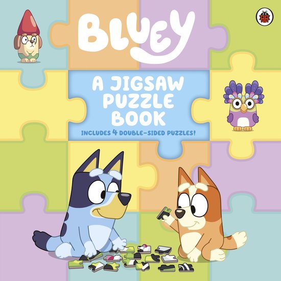 Bluey- Bluey: A Jigsaw Puzzle Book - cover
