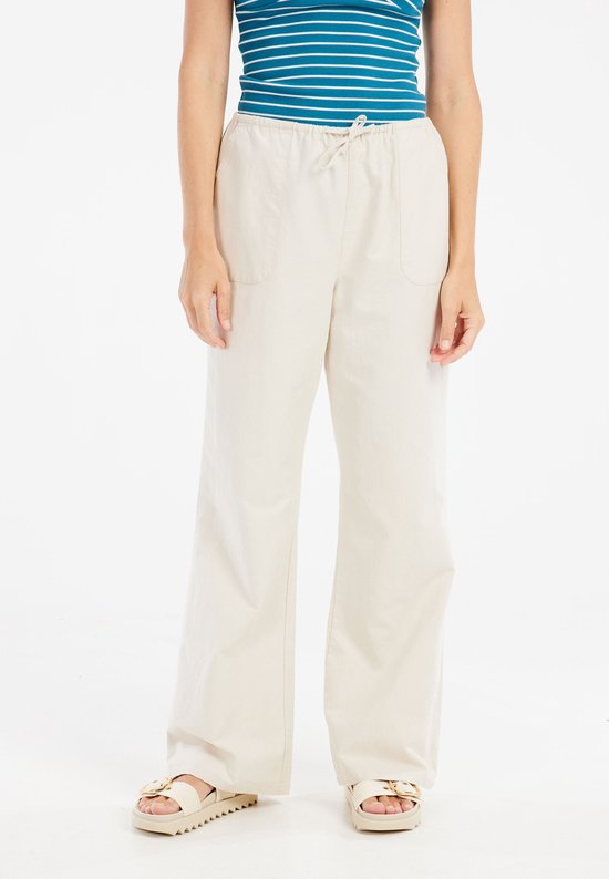 Protest Prteos – Broek Dames – Lange lengte – Loose fit – Kitoffwhite